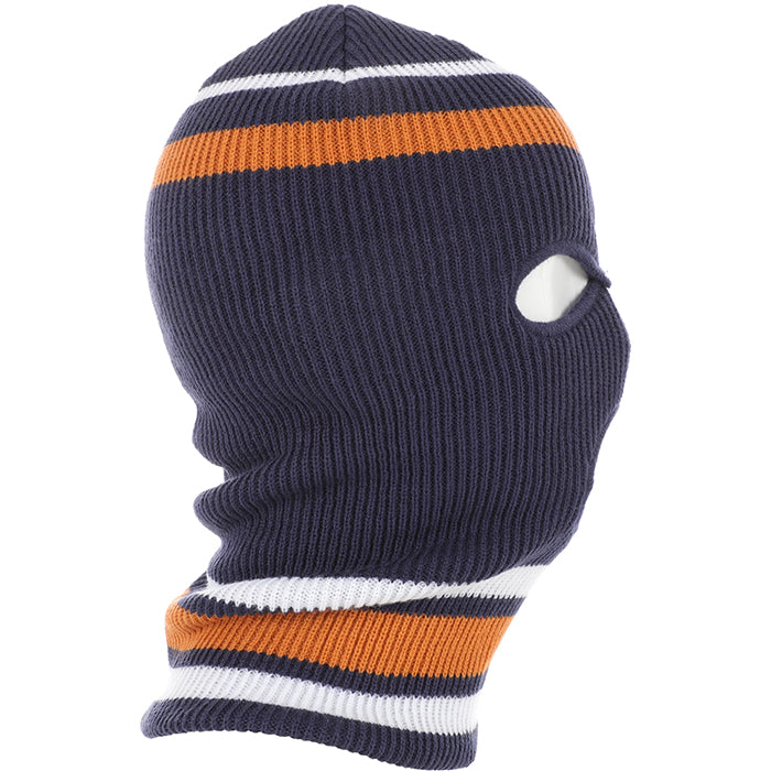 GANG LOGO NAVY/ORG SKI MASK