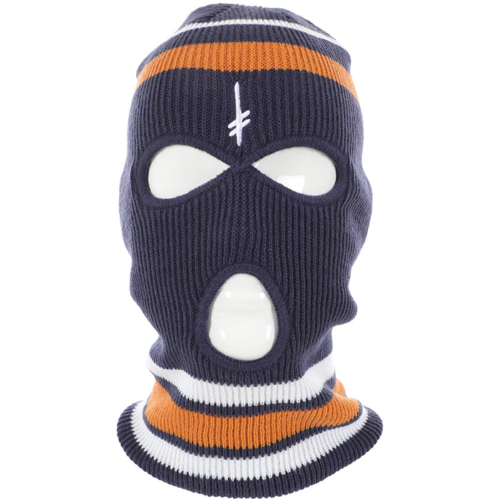 GANG LOGO NAVY/ORG SKI MASK
