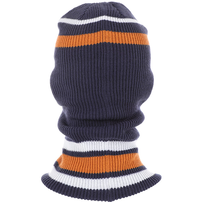 GANG LOGO NAVY/ORG SKI MASK