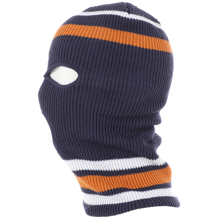 GANG LOGO NAVY/ORG SKI MASK