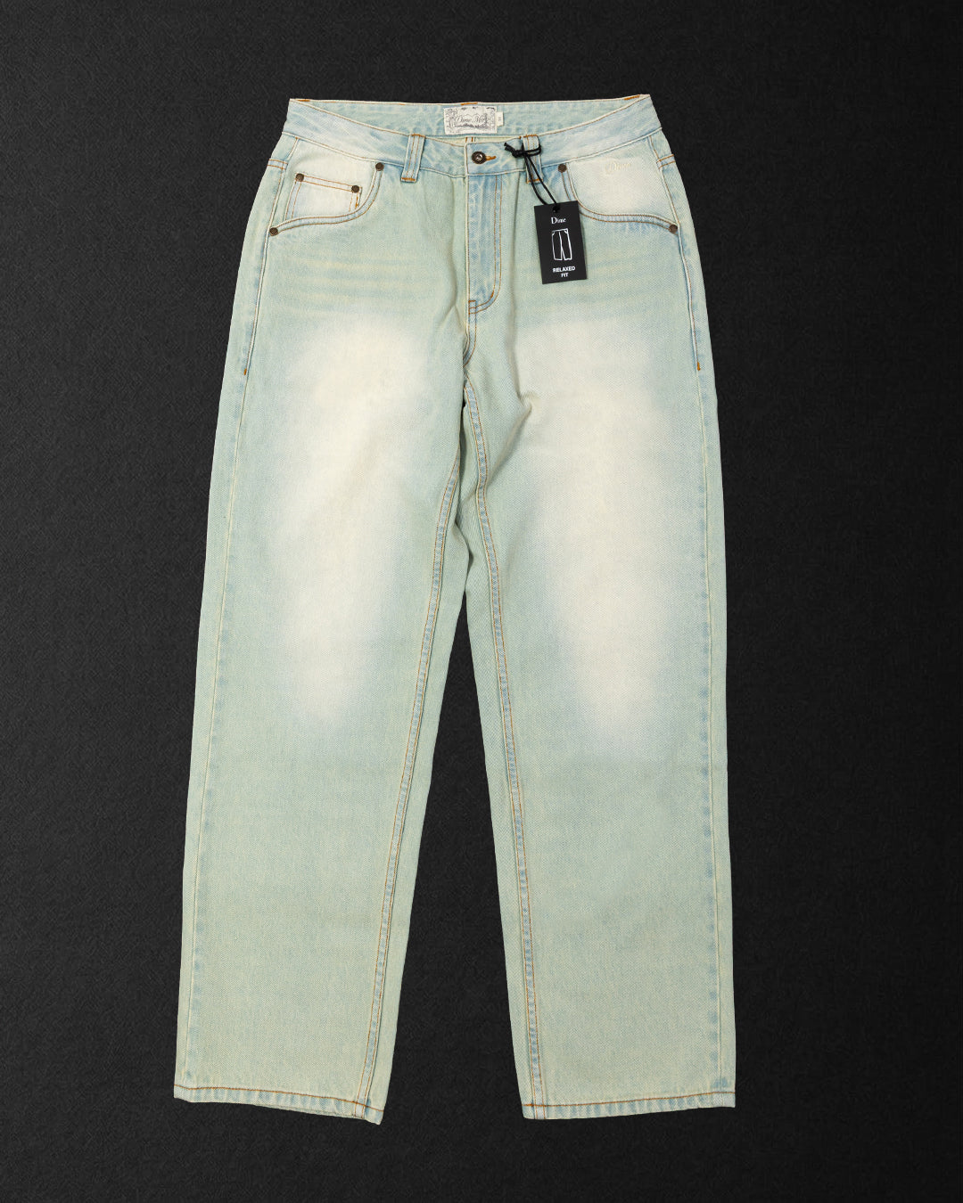 DIME MTL(ダイム モントリオール) | RELAXED DENIM PANTS / BLEACHED SKY | スノーボード・スケートボードのTACTICS JAPAN