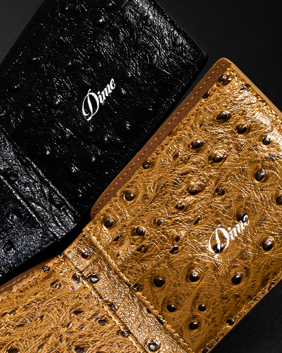 DIME MTL(ダイム モントリオール) | FAUXSTRICH WALLET / BLACK | スノーボード・スケートボードのTACTICS JAPAN