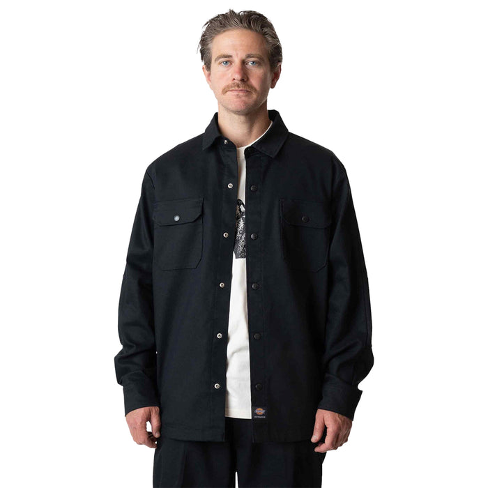 DICKIES SKATEBOARDING(ディッキーズ スケートボーディング)| MIKE ANDERSON FLEX DUCK SHACKET / BLACK | スノーボード・スケートボードのTACTICS JAPAN