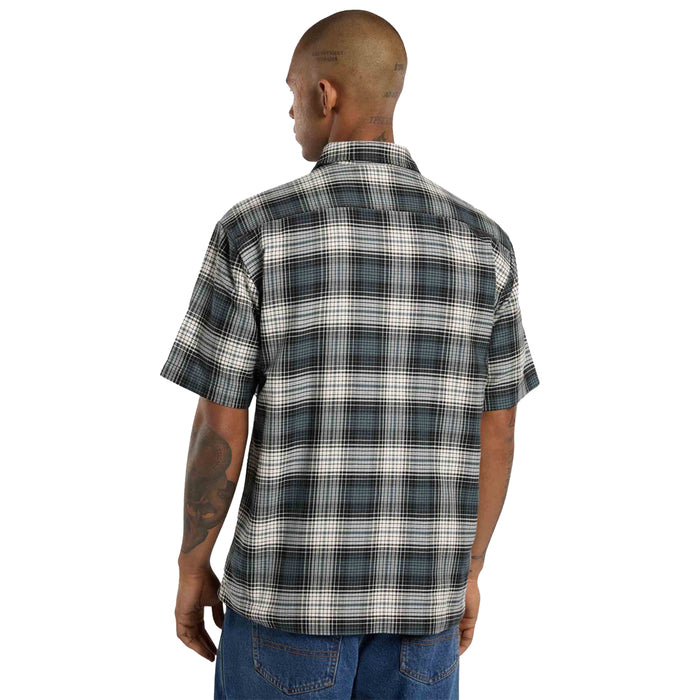 DICKIES SKATEBOARDING(ディッキーズ スケートボーディング)| MIKE ANDERSON CHECK SHORT SLEEVE SHIRT / STORMY WEATHER | スノーボード・スケートボードのTACTICS JAPAN