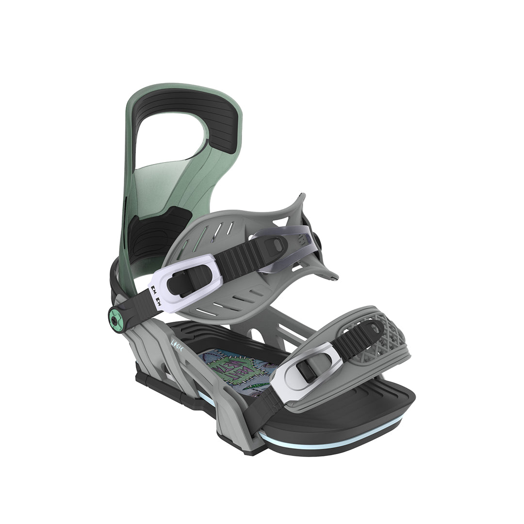 LOGIC SNOWBOARD BINDINGS 2026 / GREY GREEN
