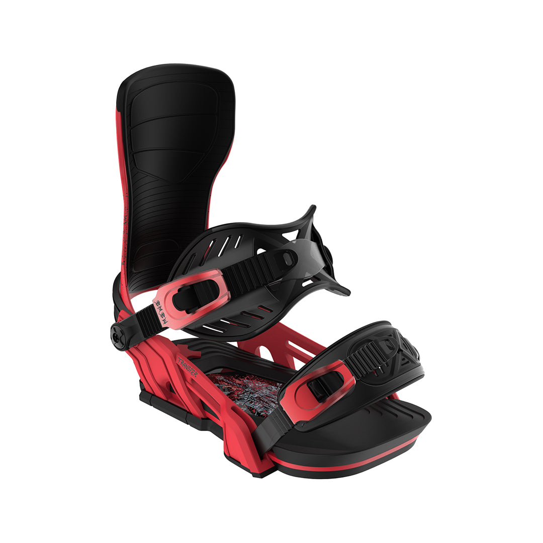 BENT METAL(ベント メタル)TRANSFER SNOWBOARD BINDINGS 2026 / RED | スノーボードのTACTICS JAPAN