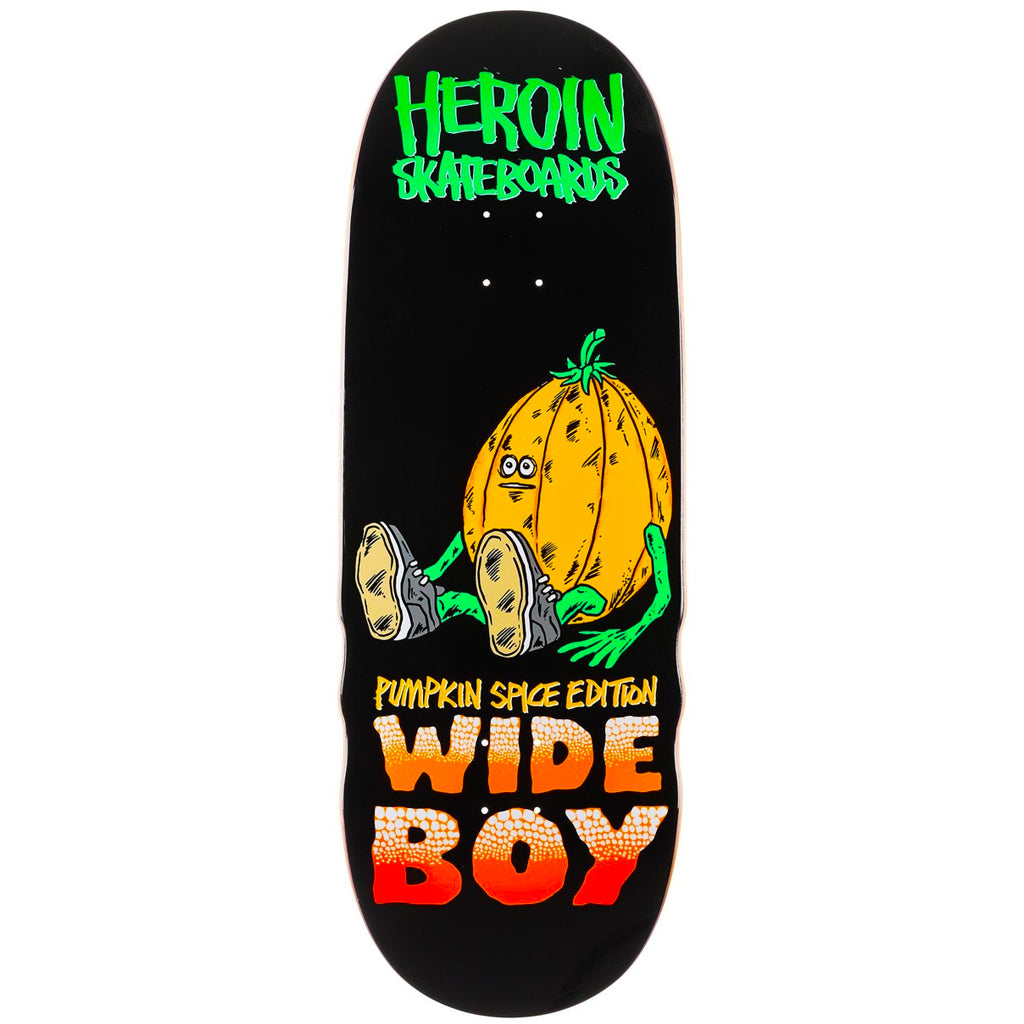 HEROIN SKATEBOARD(ヘロイン スケートボード)| PUMPKIN SPICE WIDE BOY - 10.75 | スノーボード・スケートボードのTACTICS JAPAN