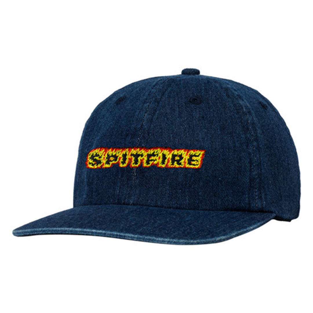 FLAMES SCRIPT - SNAPBACK HAT / DENIM
