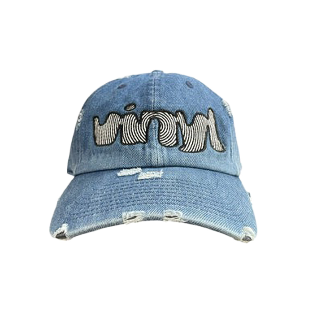 SPIRAL DAD HAT DEMIN / BLUE WASHED DENIM