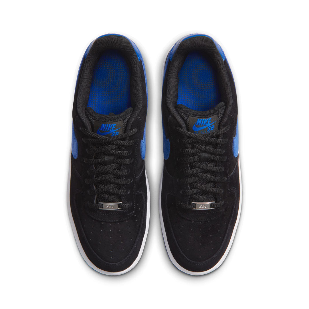 NIKE SB(ナイキ スケートボーディング)| NIKE SB QS AIR FORCE 1 LOW "BLACK AND GAME ROYAL" | スノーボード・スケートボードのTACTICS JAPAN