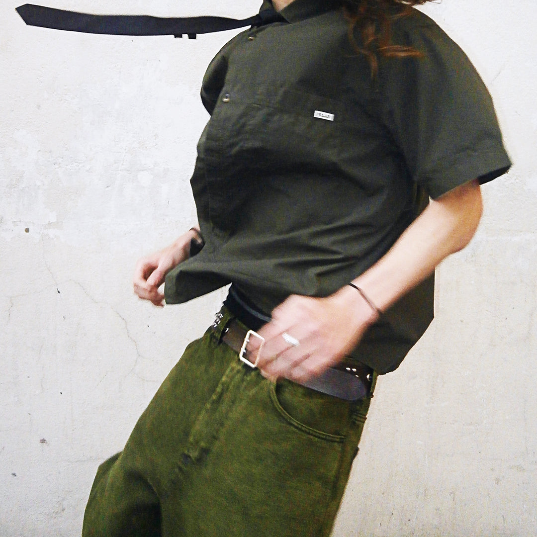 POLAR SKATE CO.(ポーラー スケート カンパニー)| MITCH SHIRT / DIRTY BLACK | スノーボード・スケートボードのTACTICS JAPAN