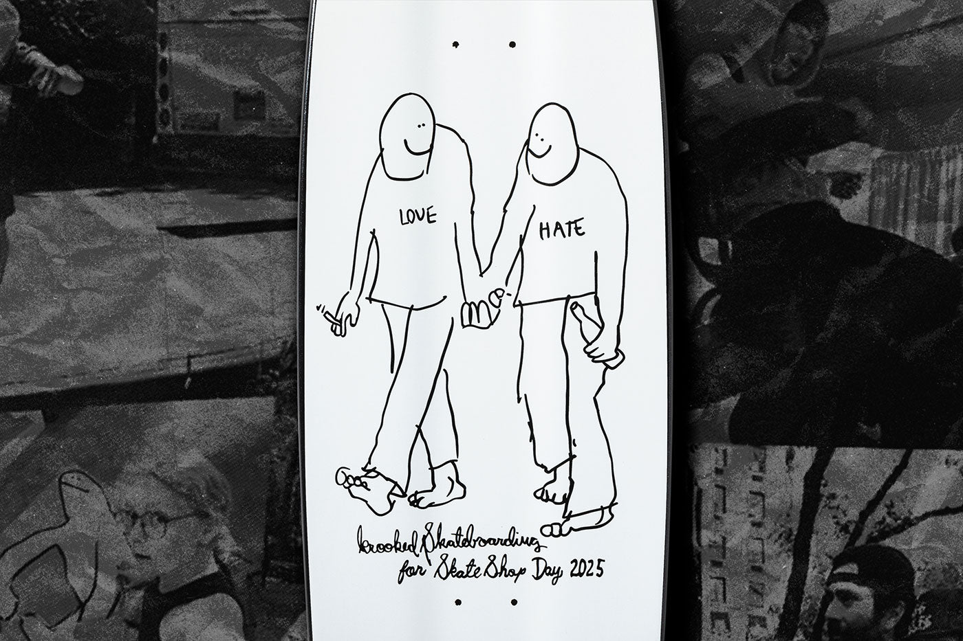 SSD 25 BEAMER HATE / KROOKED X MARK GONZALES 10.75