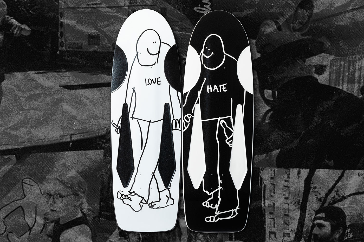 SSD 25 BEAMER HATE / KROOKED X MARK GONZALES 10.75