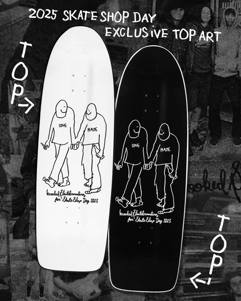 SSD 25 BEAMER HATE / KROOKED X MARK GONZALES 10.75