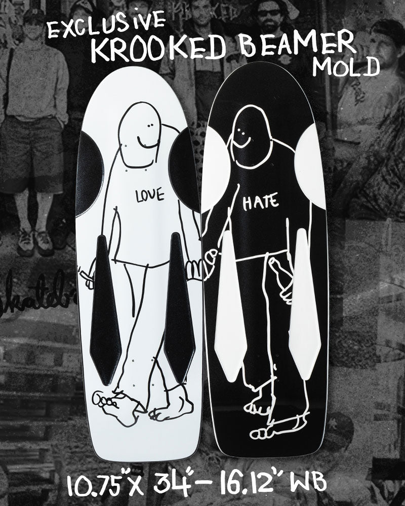 SSD 25 BEAMER LOVE / KROOKED X MARK GONZALES 10.75