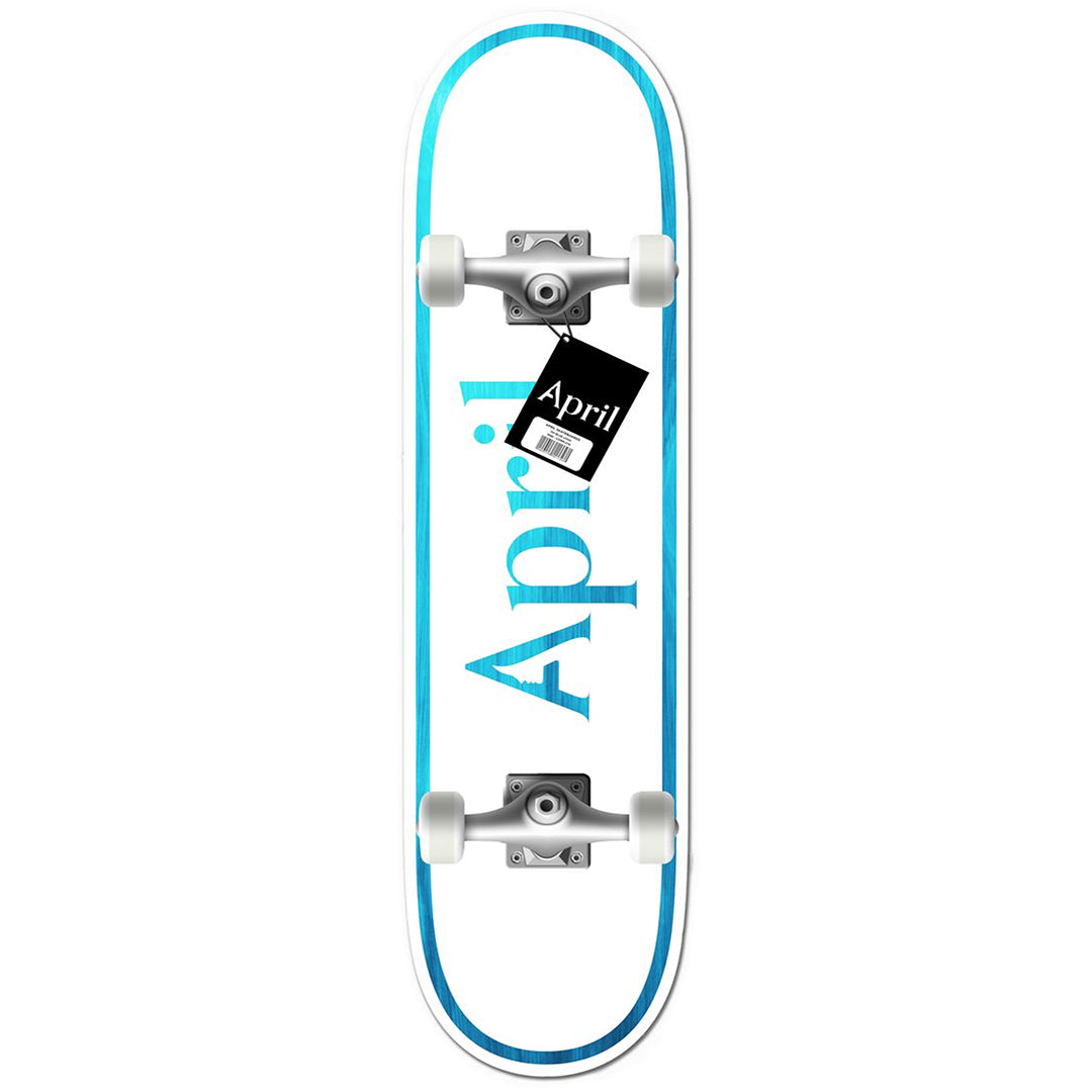 APRIL SKATEBOARDS(エイプリル スケートボード)| OG LOGO BLUE - 7.25 | スノーボード・スケートボードのTACTICS JAPAN
