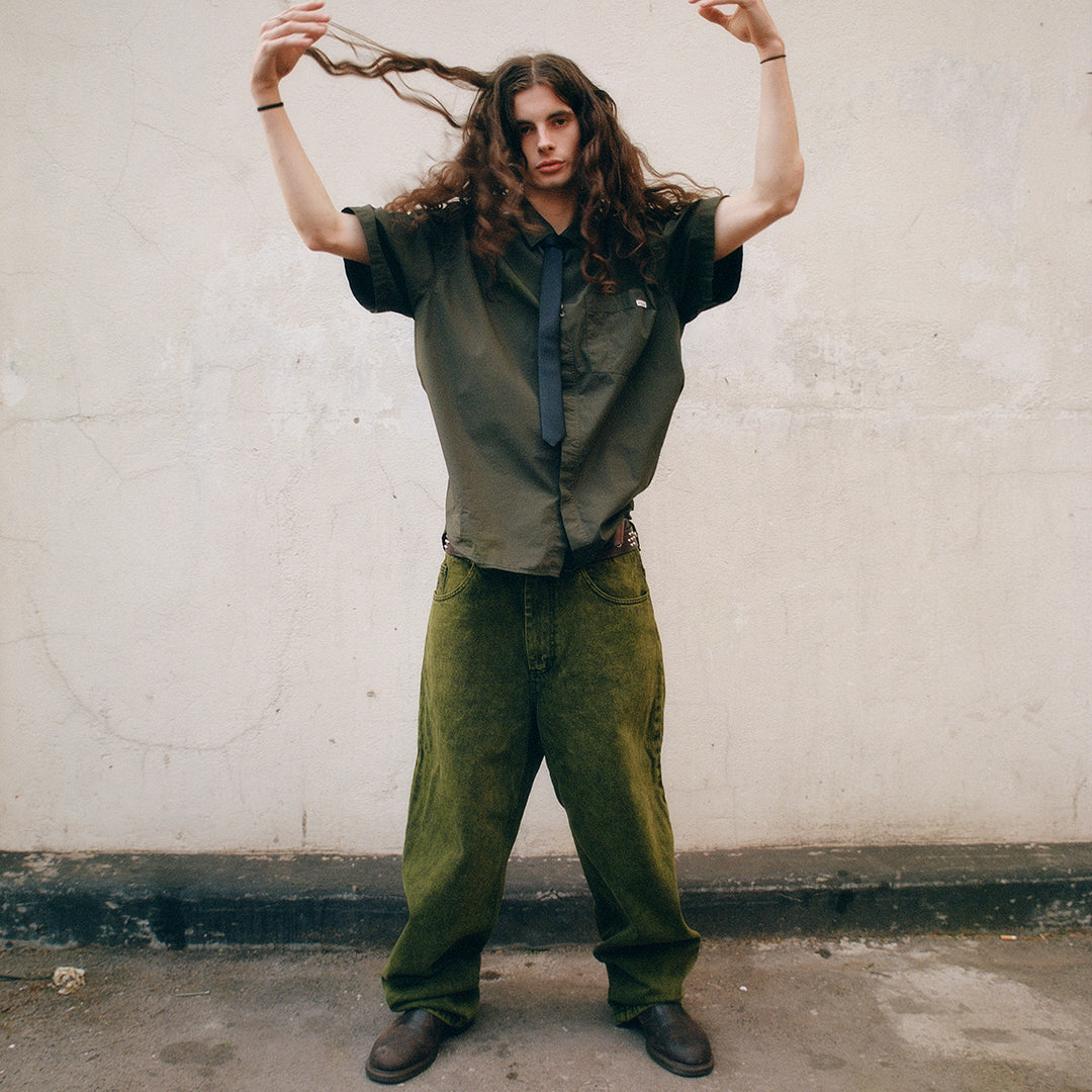 POLAR SKATE CO.(ポーラー スケート カンパニー)| MITCH SHIRT / DIRTY BLACK | スノーボード・スケートボードのTACTICS JAPAN