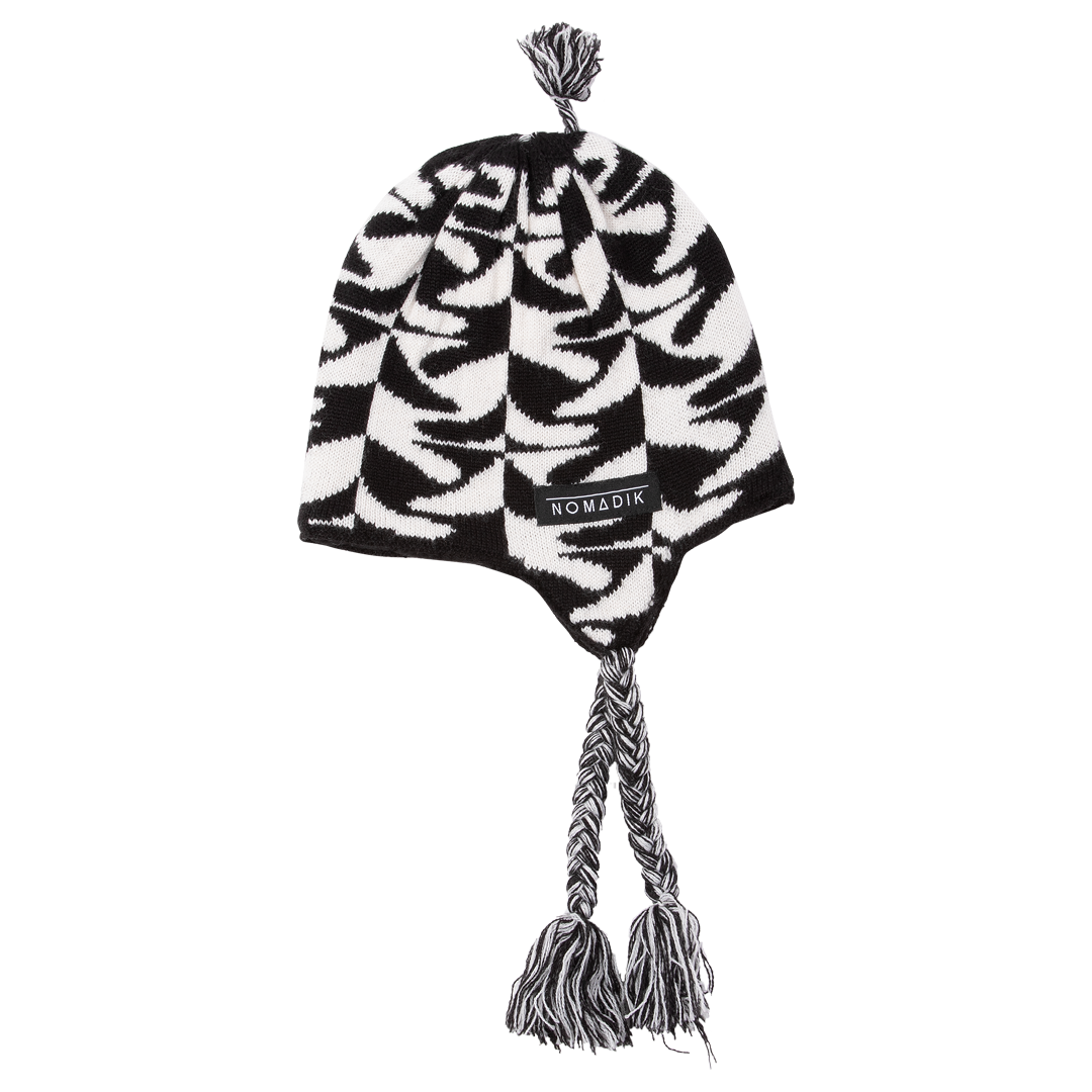 EARFLAP BEANIE / BLACK