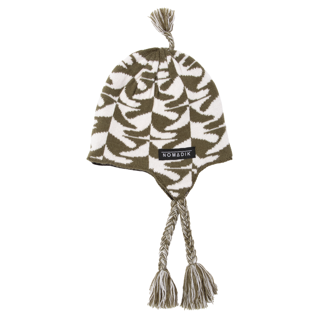 EARFLAP BEANIE / GREEN