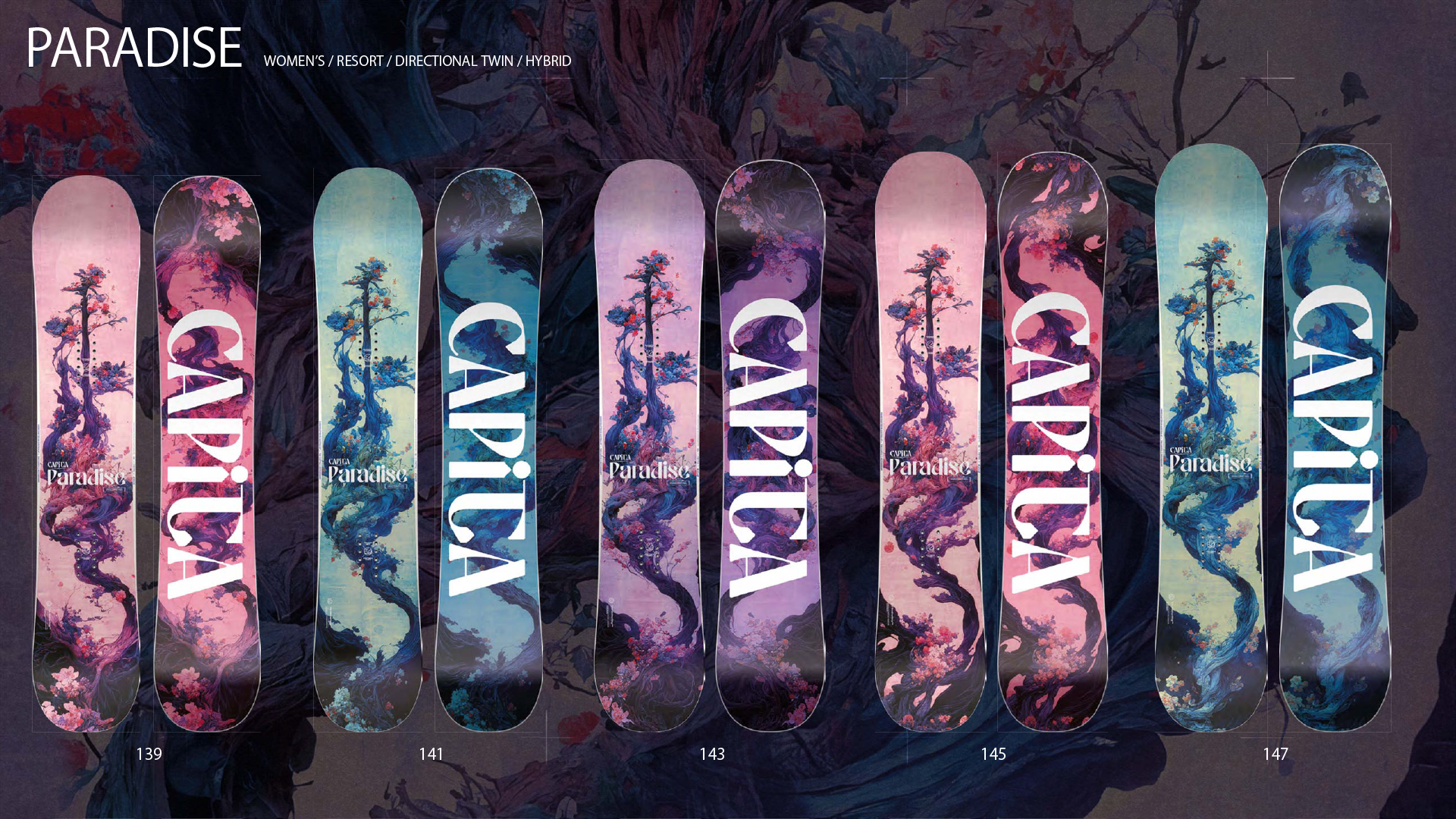 CAPiTA SNOWBOARD(キャピタ スノーボード)| PARADISE SNOWBOARD 2025 | スノーボード・スケートボードのTACTICS JAPAN