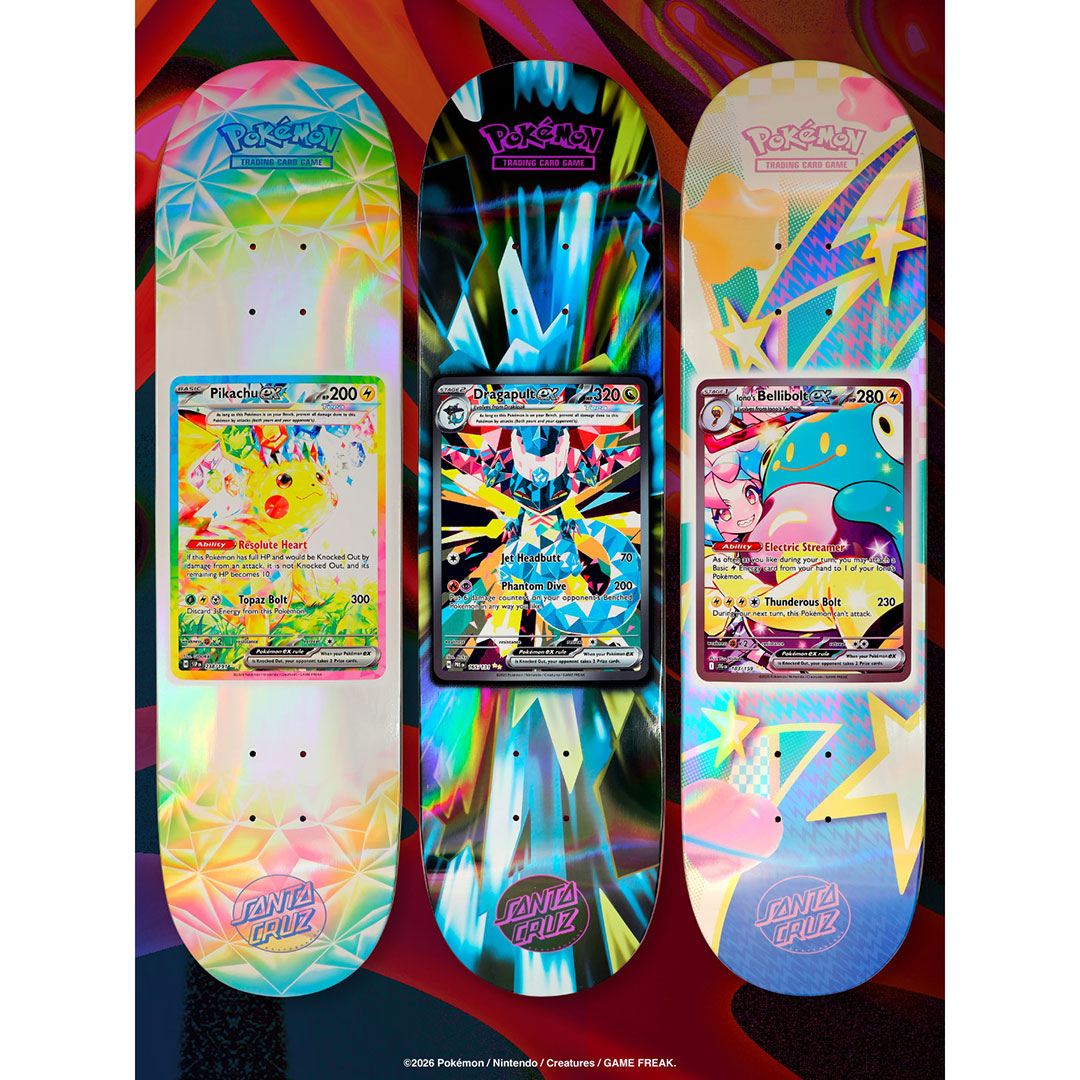 SANTA CRUZ SKATEBOARDS(サンタクルーズ)| POKEMON TCG BLIND BAG DECKS - 8.0 / ASSORTED | スノーボード・スケートボードのTACTICS JAPAN
