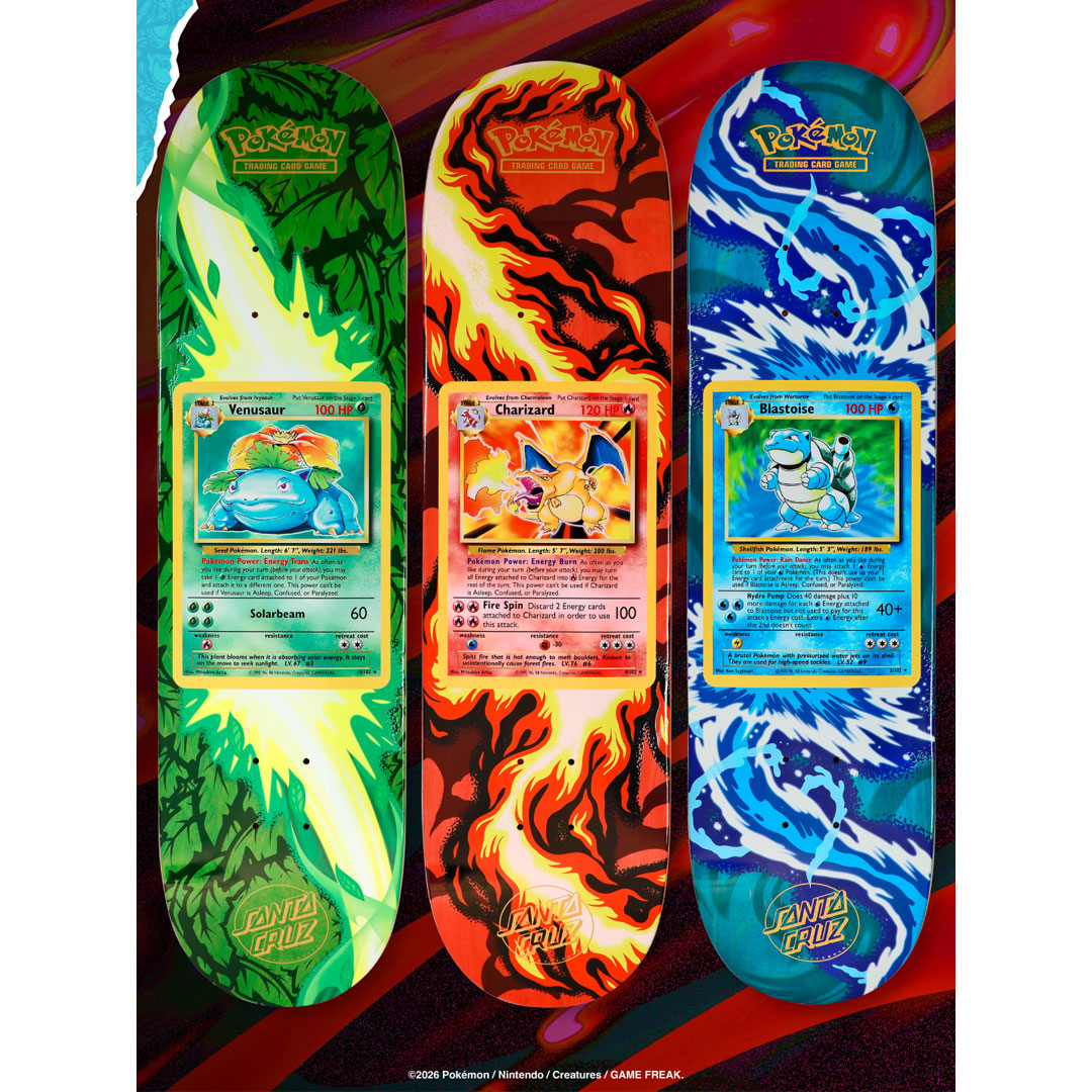 SANTA CRUZ SKATEBOARDS(サンタクルーズ)| POKEMON TCG BLIND BAG DECKS - 8.0 / ASSORTED | スノーボード・スケートボードのTACTICS JAPAN