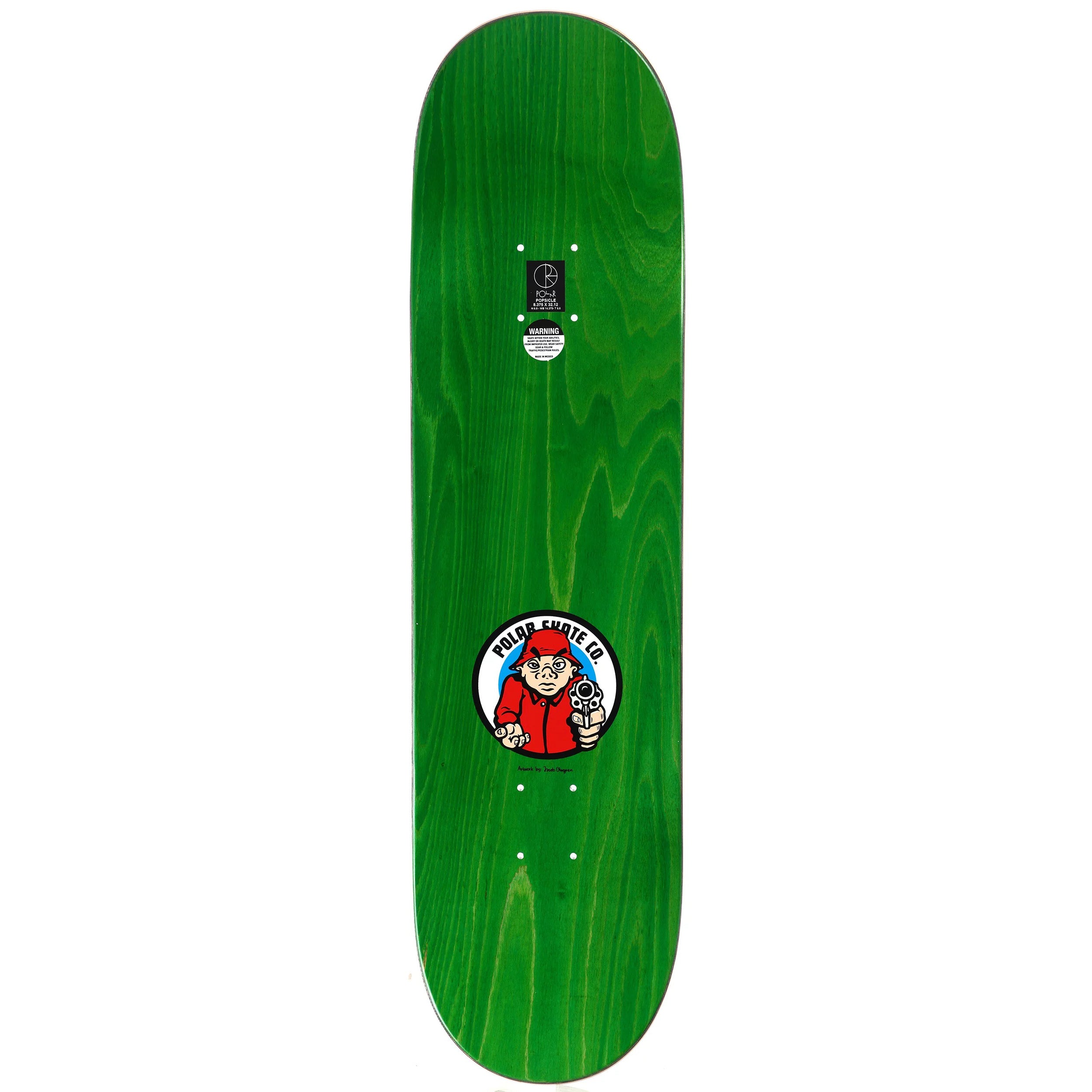 POLAR SKATE CO.(ポーラー スケート カンパニー)| スケートボード デッキ | EMILE LAURENT HIGH SCHOOL - 8.375 | スノーボード・スケートボードのTACTICS JAPAN