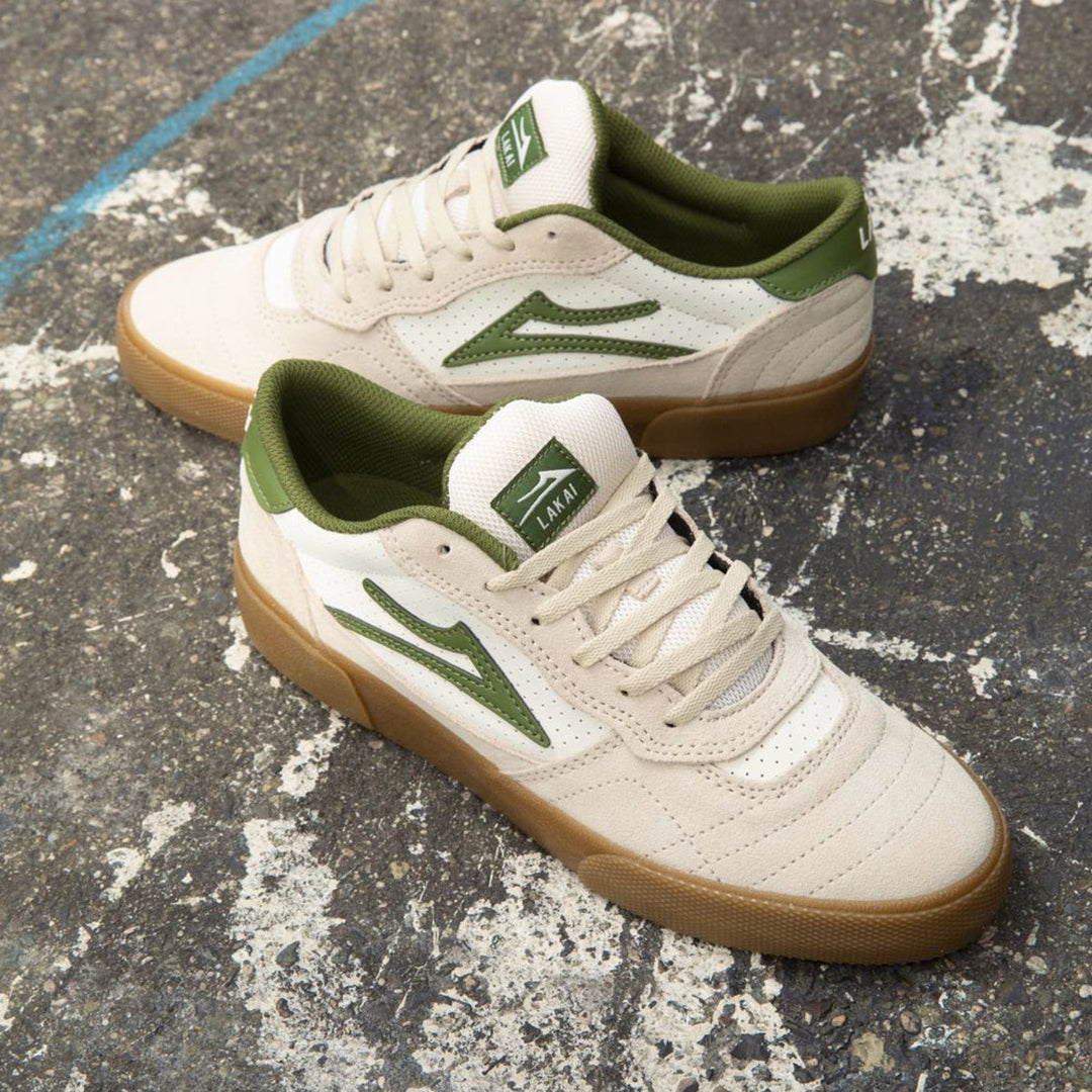 LAKAI(ラカイ)| CAMBRIDGE EVERGREEN CREAM SUEDE | スノーボード・スケートボードのTACTICS JAPAN