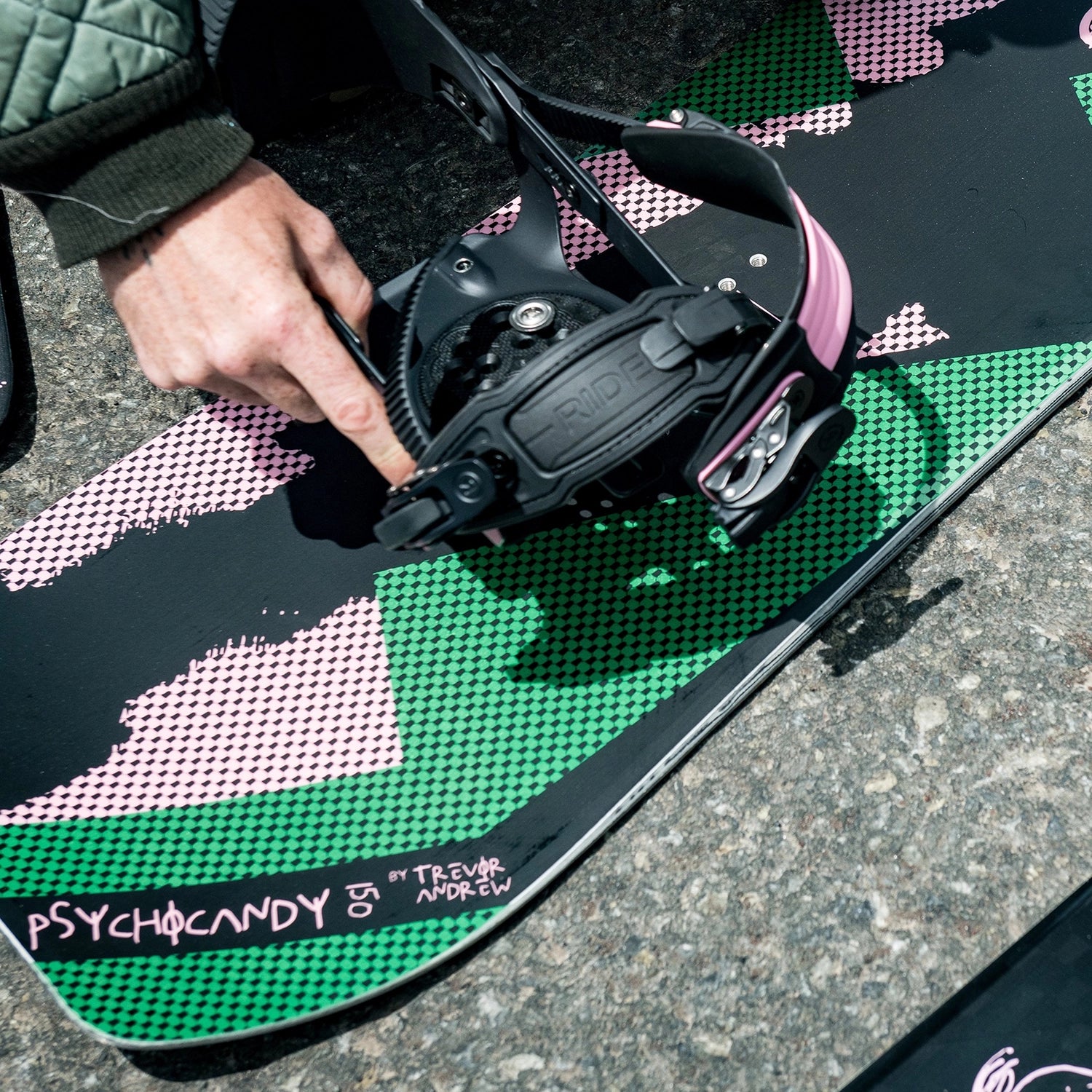 TREVOR ANDREW X A-6 SNOWBOARD BINDINGS 2025