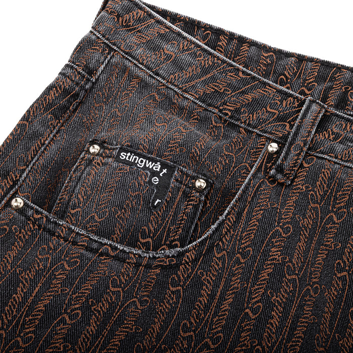 STINGWATER(スティングウォーター)| SCRIPT JEANS / ACID BLACK | スノーボード・スケートボードのTACTICS JAPAN