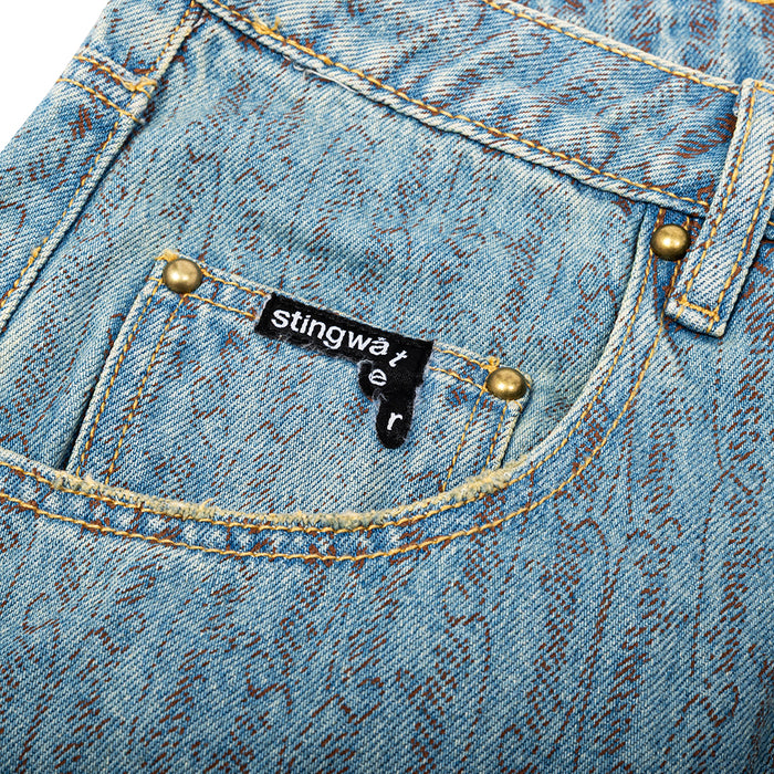 STINGWATER(スティングウォーター)| SCRIPT JEANS / VINTAGE BLUE | スノーボード・スケートボードのTACTICS JAPAN