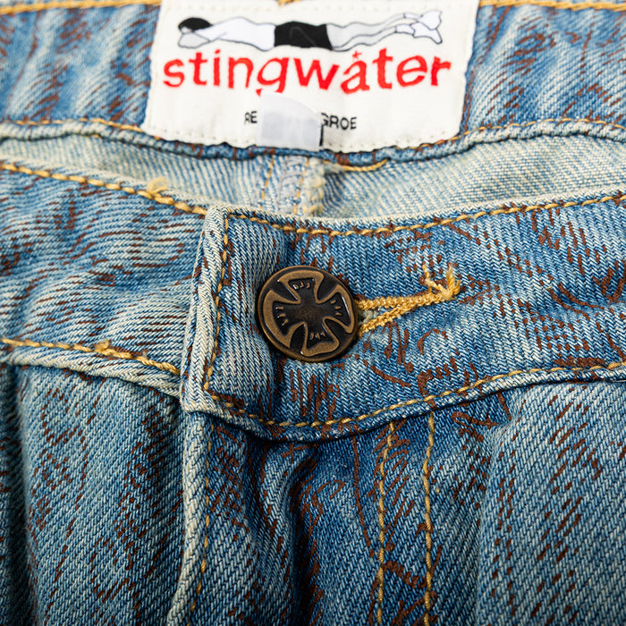 STINGWATER(スティングウォーター)| SCRIPT JEANS / VINTAGE BLUE | スノーボード・スケートボードのTACTICS JAPAN