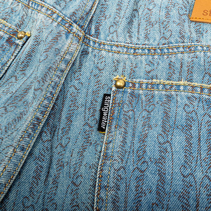 STINGWATER(スティングウォーター)| SCRIPT JEANS / VINTAGE BLUE | スノーボード・スケートボードのTACTICS JAPAN
