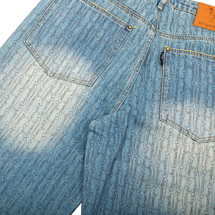 STINGWATER(スティングウォーター)| SCRIPT JEANS / VINTAGE BLUE | スノーボード・スケートボードのTACTICS JAPAN