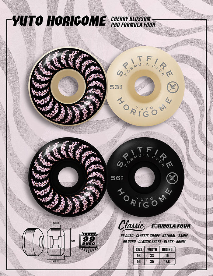 F4 99 YUTO CHERRY BLOSSOM CLASSICS - 53mm 99DU