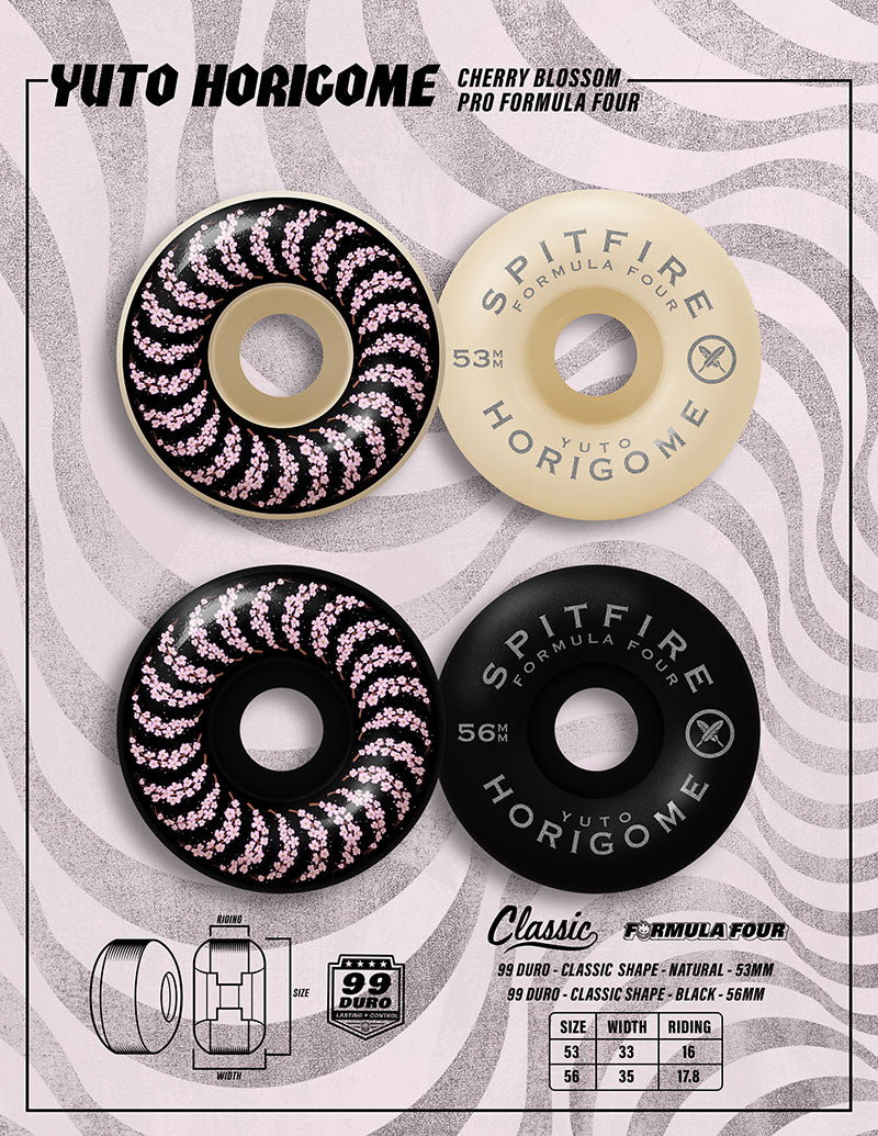 F4 99 YUTO CHERRY BLOSSOM CLASSICS - 53mm 99DU