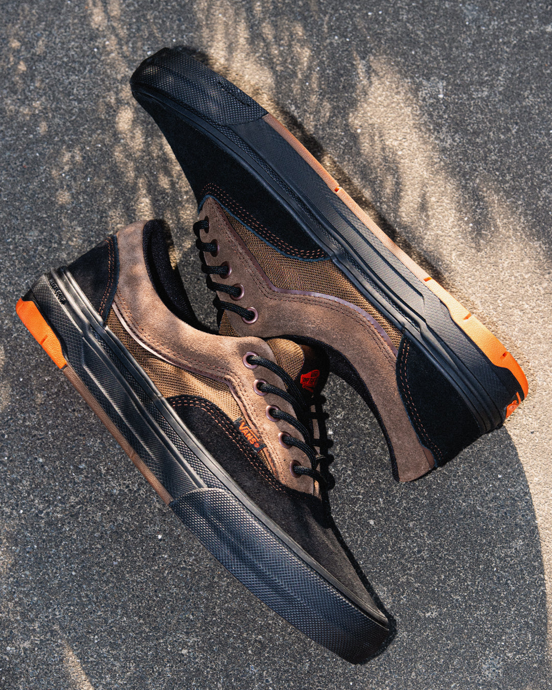 SKATE ERA WAFFLECUP / BLACK/BROWN