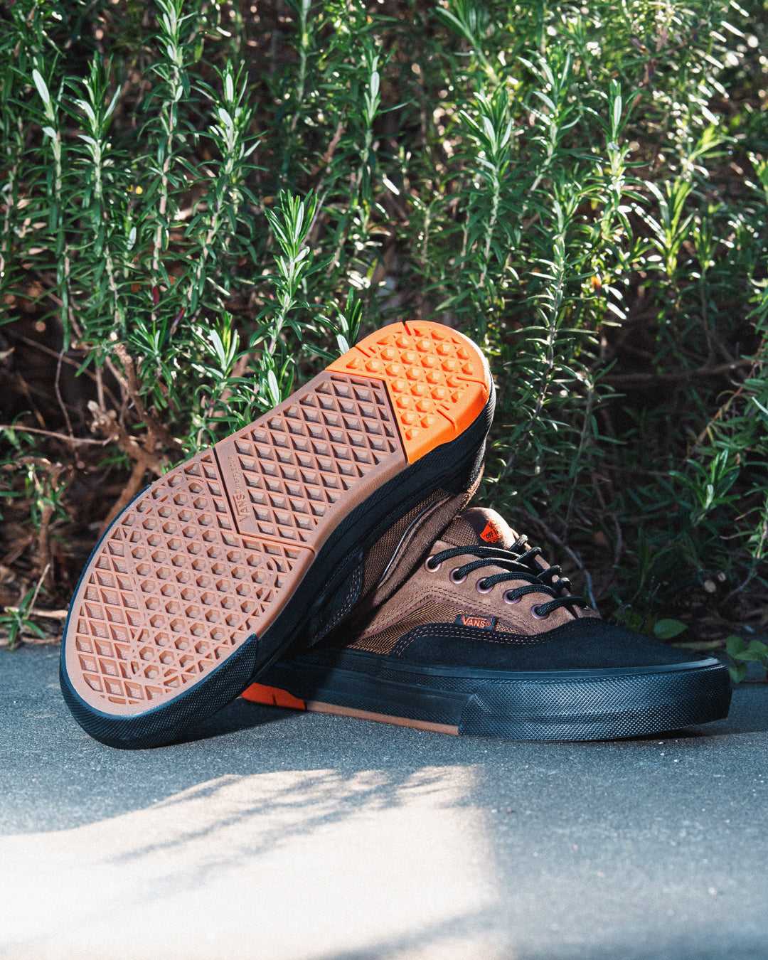 SKATE ERA WAFFLECUP / BLACK/BROWN