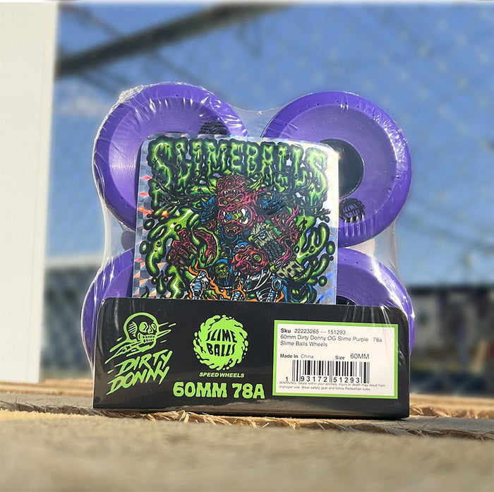 SLIME BALLS WHEELS(スライムボールズ)| スケートボード ウィール | D.DONNY OG SLIME 60MM 78A | スノーボード・スケートボードのTACTICS JAPAN