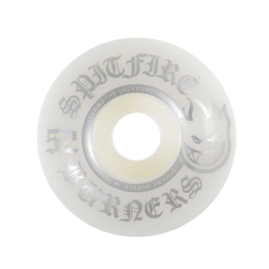 SPITFIRE WHEELS(スピットファイア ウィール) | BURNERS BIGHEAD SHAPE - 52mm 99DU / SILVER | スノーボード・スケートボードのTACTICS JAPAN