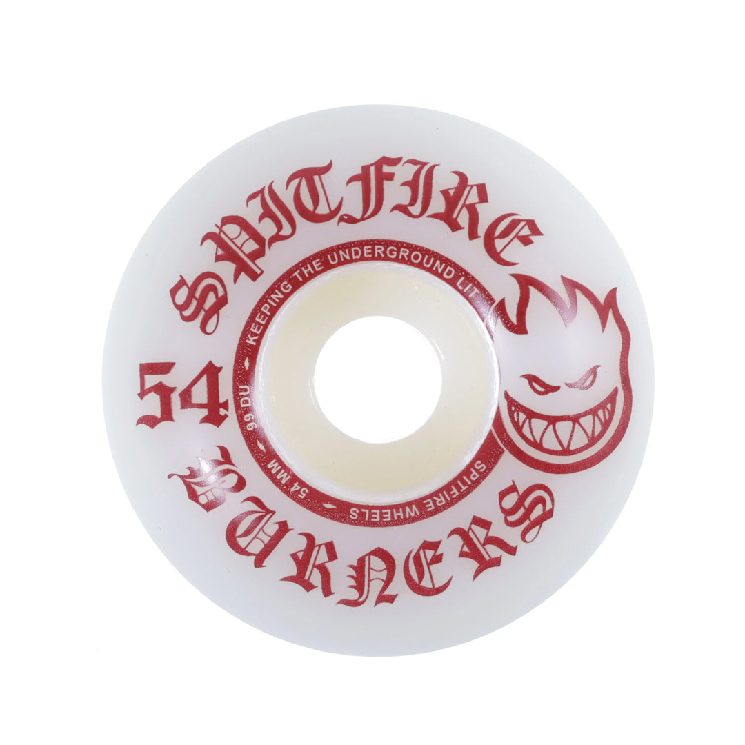 SPITFIRE WHEELS(スピットファイア ウィール) | BURNERS BIGHEAD SHAPE - 54mm 99DU / RED | スノーボード・スケートボードのTACTICS JAPAN