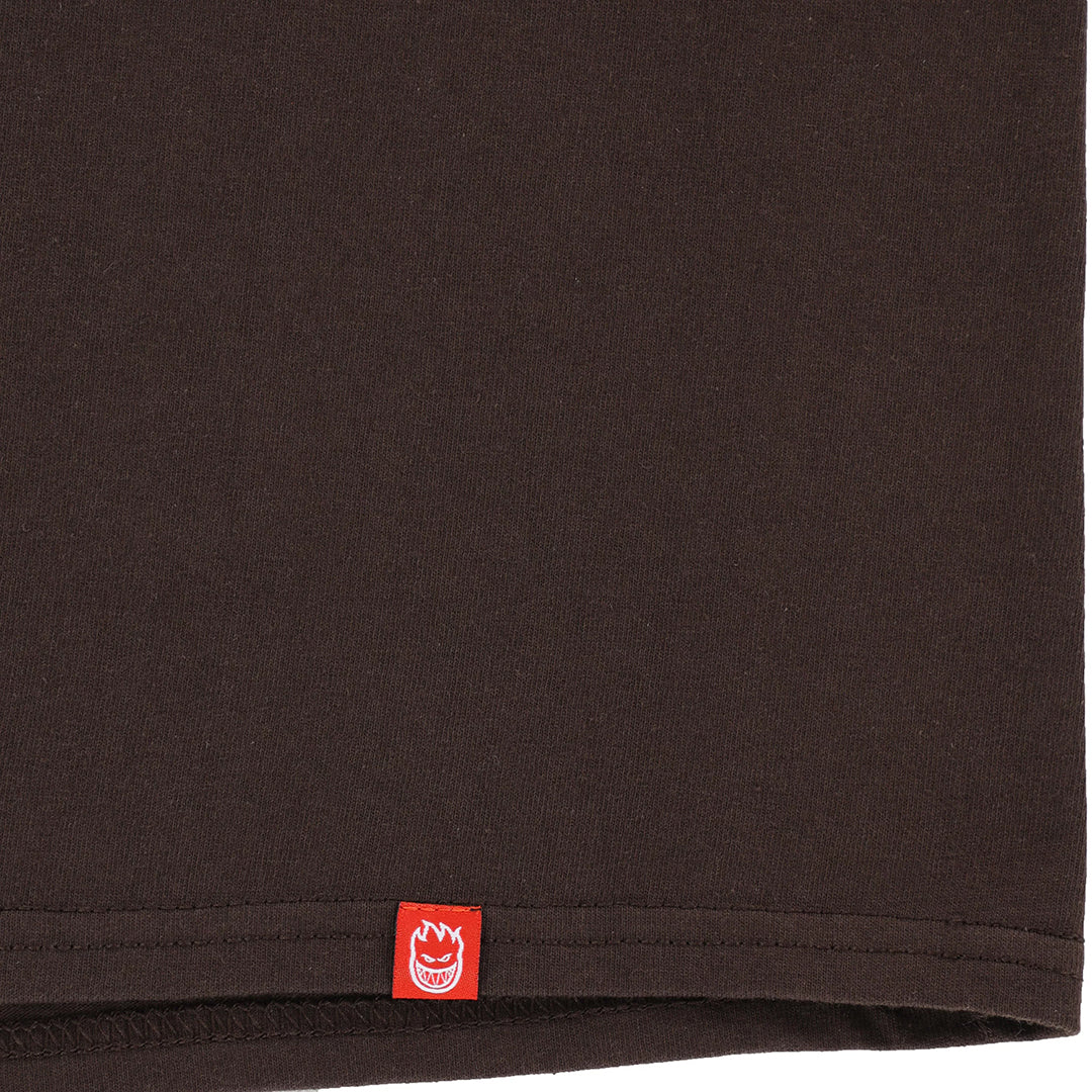 CLASSIC SWIRL OVERLAY - S/S / DARK CHOCOLATE