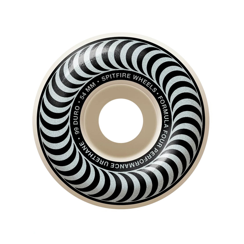 SPITFIRE WHEELS(スピットファイア ウィール) | F4/99DU CLASSIC SHAPE - 54mm 99DU / SILVER | スノーボード・スケートボードのTACTICS JAPAN