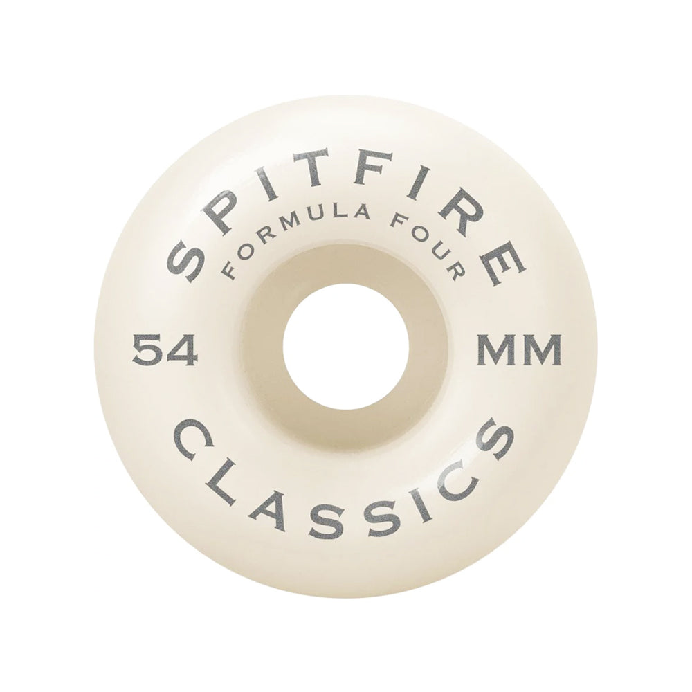 SPITFIRE WHEELS(スピットファイア ウィール) | F4/99DU CLASSIC SHAPE - 54mm 99DU / SILVER | スノーボード・スケートボードのTACTICS JAPAN