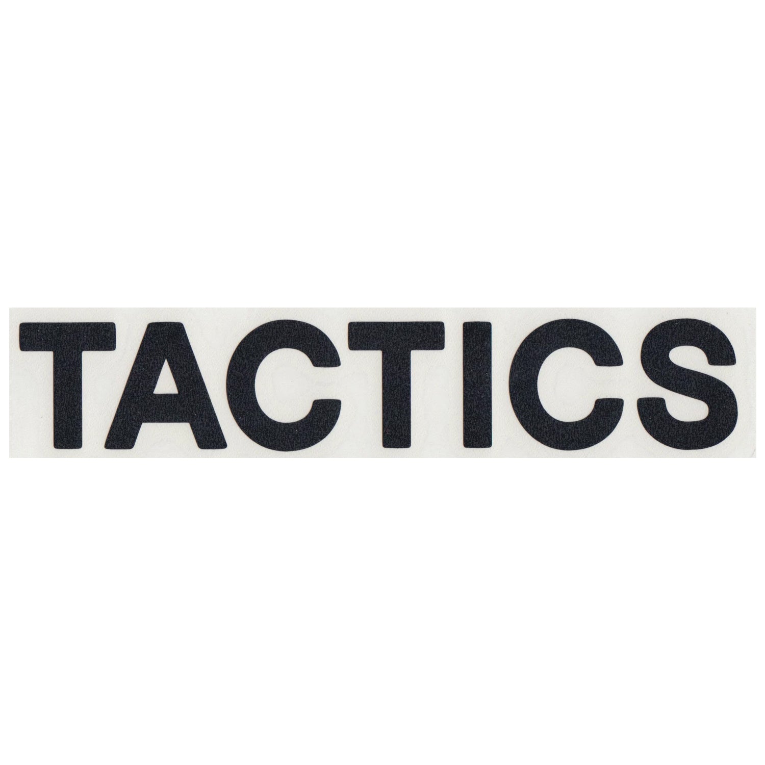 TACTICS(タクティクス)| TACTICS WORDMARK BIG STICKER / BLACK | スノーボード・スケートボードのTACTICS JAPAN