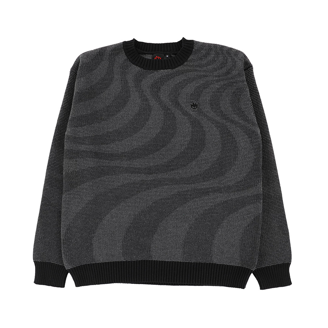 SPITFIRE WHEELS(スピットファイア ウィール)| CLASSIC SWIRL BIGHEAD FILL EMB SWEATER | スノーボード・スケートボードのTACTICS JAPAN