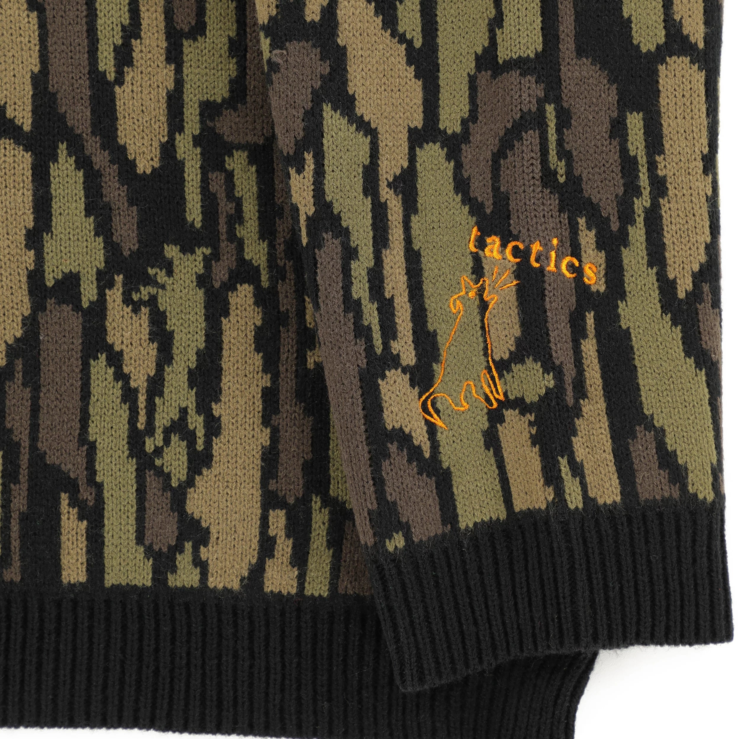 Bark Camo Jacquard Sweater