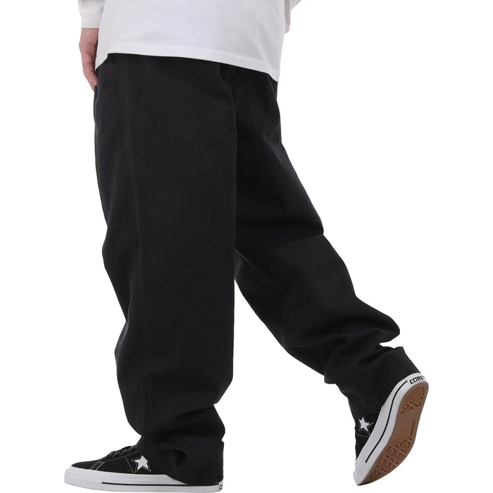 TACTICS(タクティクス)| BUFFET PLEATED PANTS / BLACK | スノーボード・スケートボードのTACTICS JAPAN