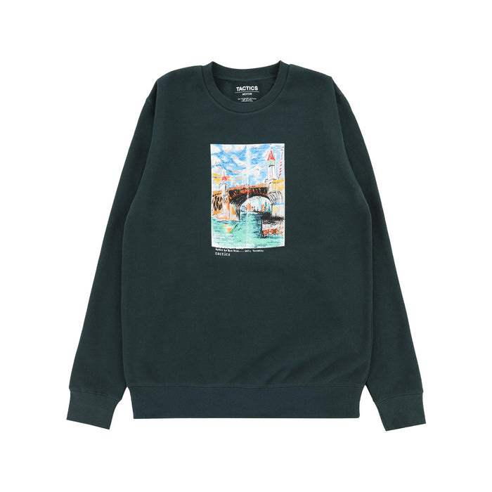 BURNSIDE 11:11 CREWNECK / GREEN