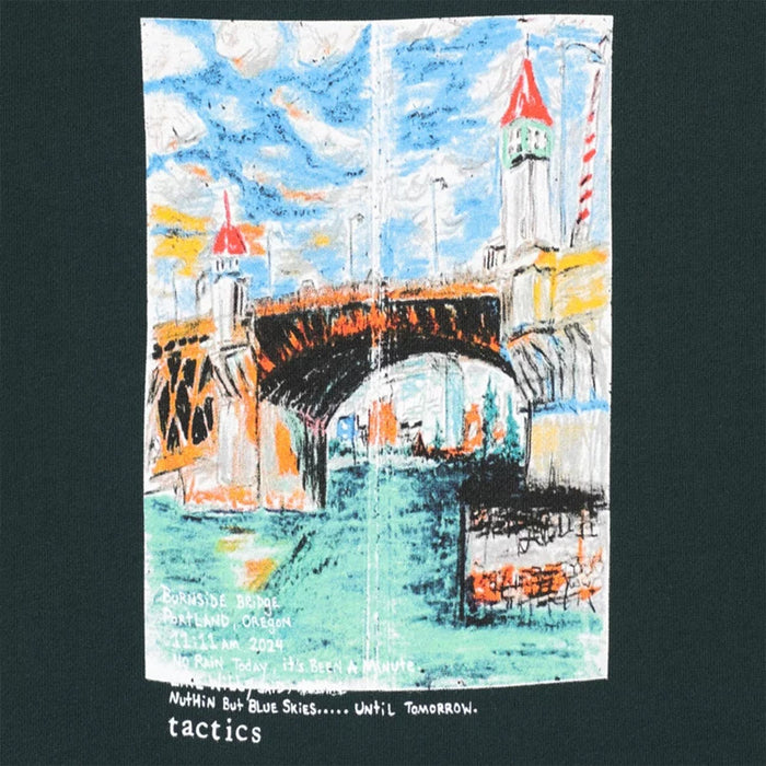 BURNSIDE 11:11 CREWNECK / GREEN